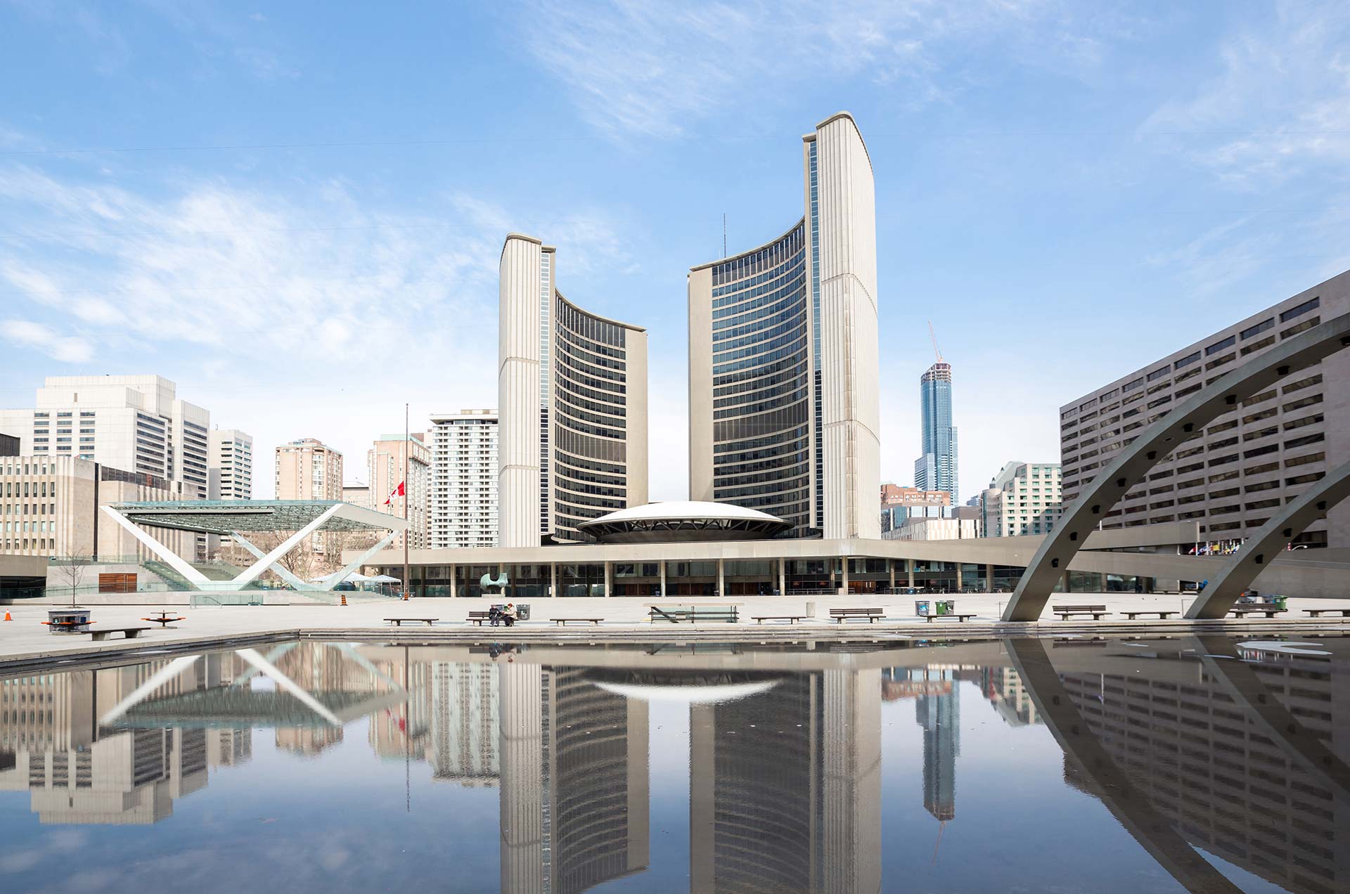 Toronto downtown skyline Borders immigration law firm